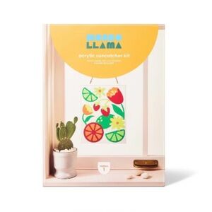 Mondo Llama Acrylic Suncatcher Kit - Colorful Craft Set
